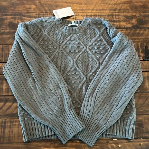 Splendid Leonie Bobble Knit Crewneck Sweater NEW Size XL - Picture 5 of 6